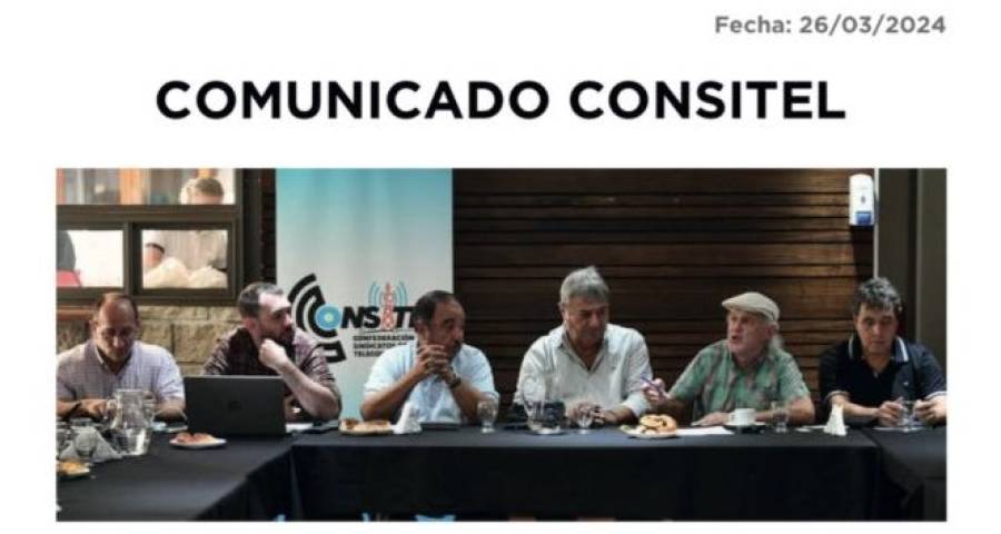 Comunicado Consitel