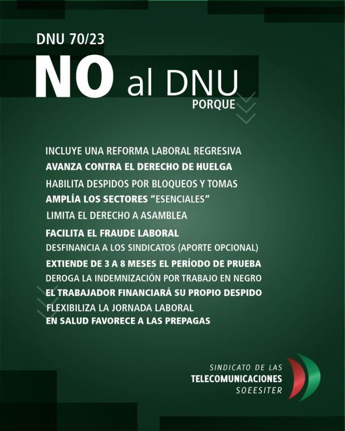 No al DNU